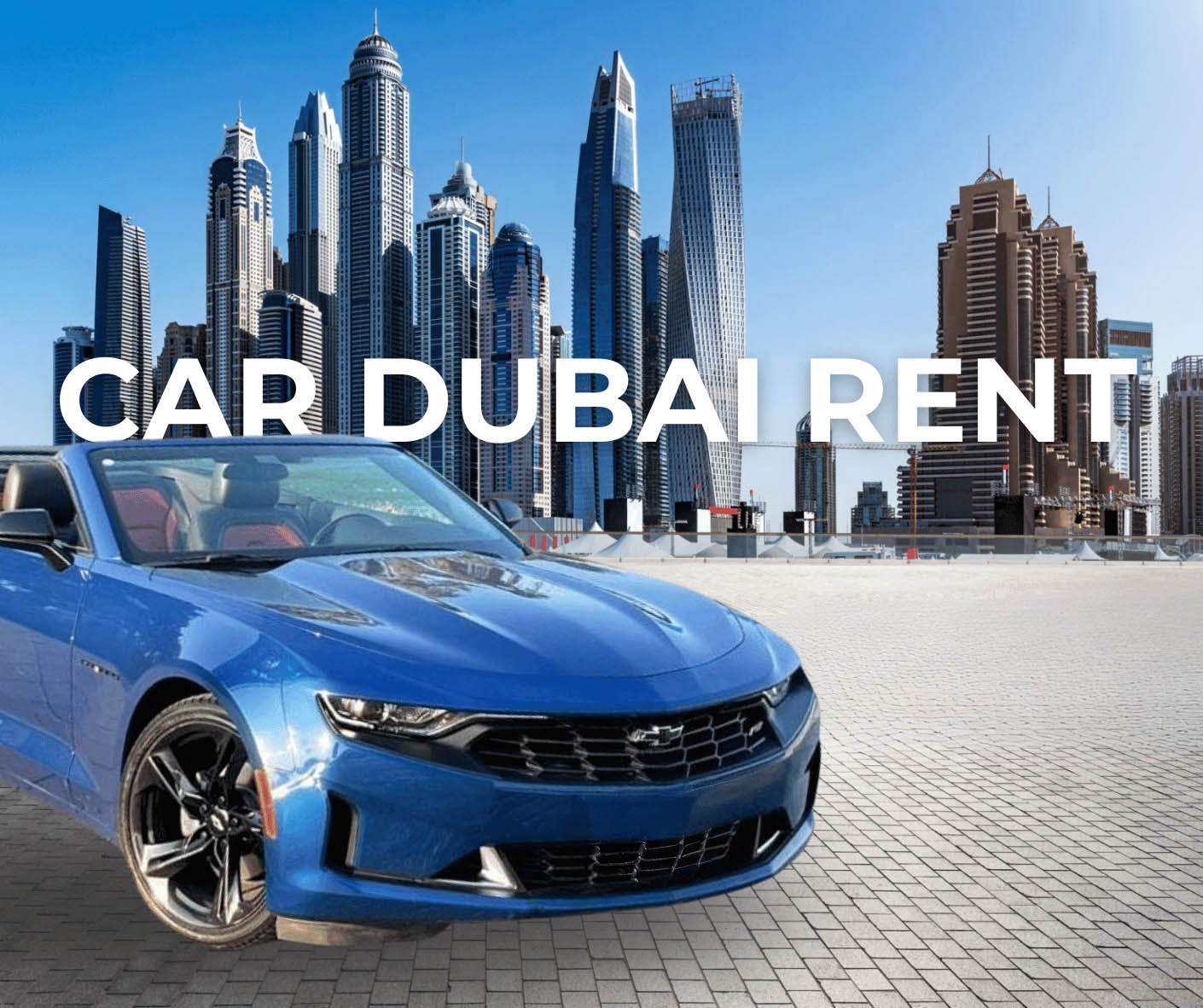 Car Dubai Rent Rental Chevrolet Camaro cabrio 2023 2