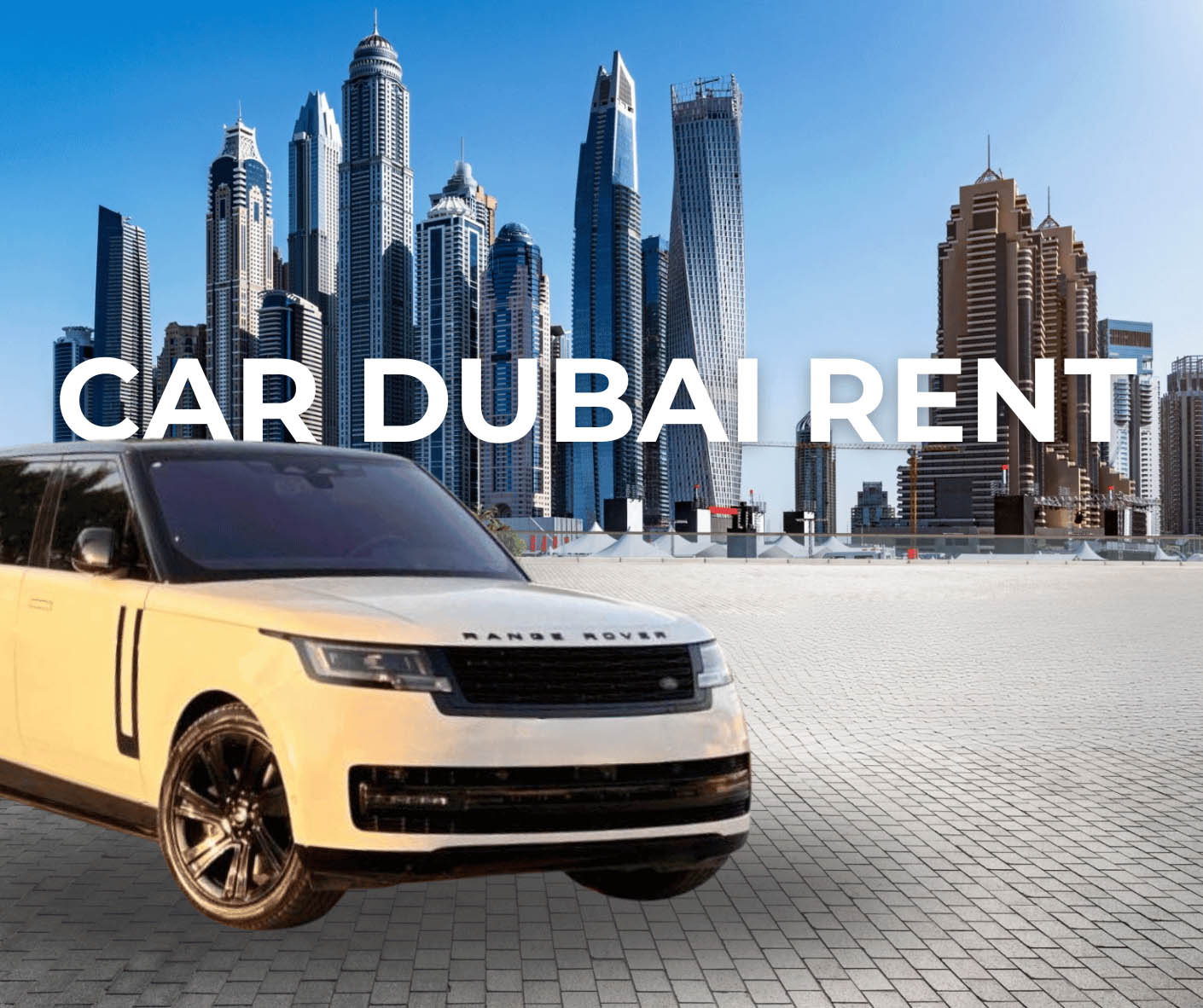 Car Dubai Rent Rental Land Rover Vogue 2024
