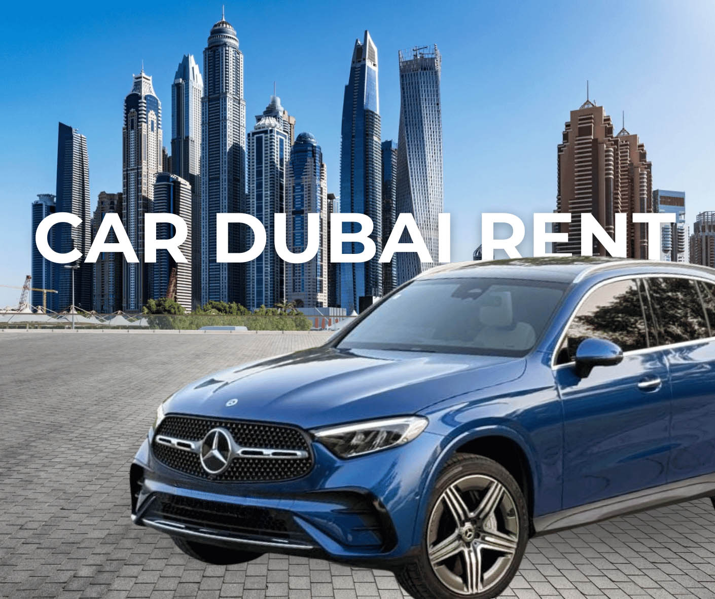 Car Dubai Rent Rental Mercedes Benz GLC 300 2024