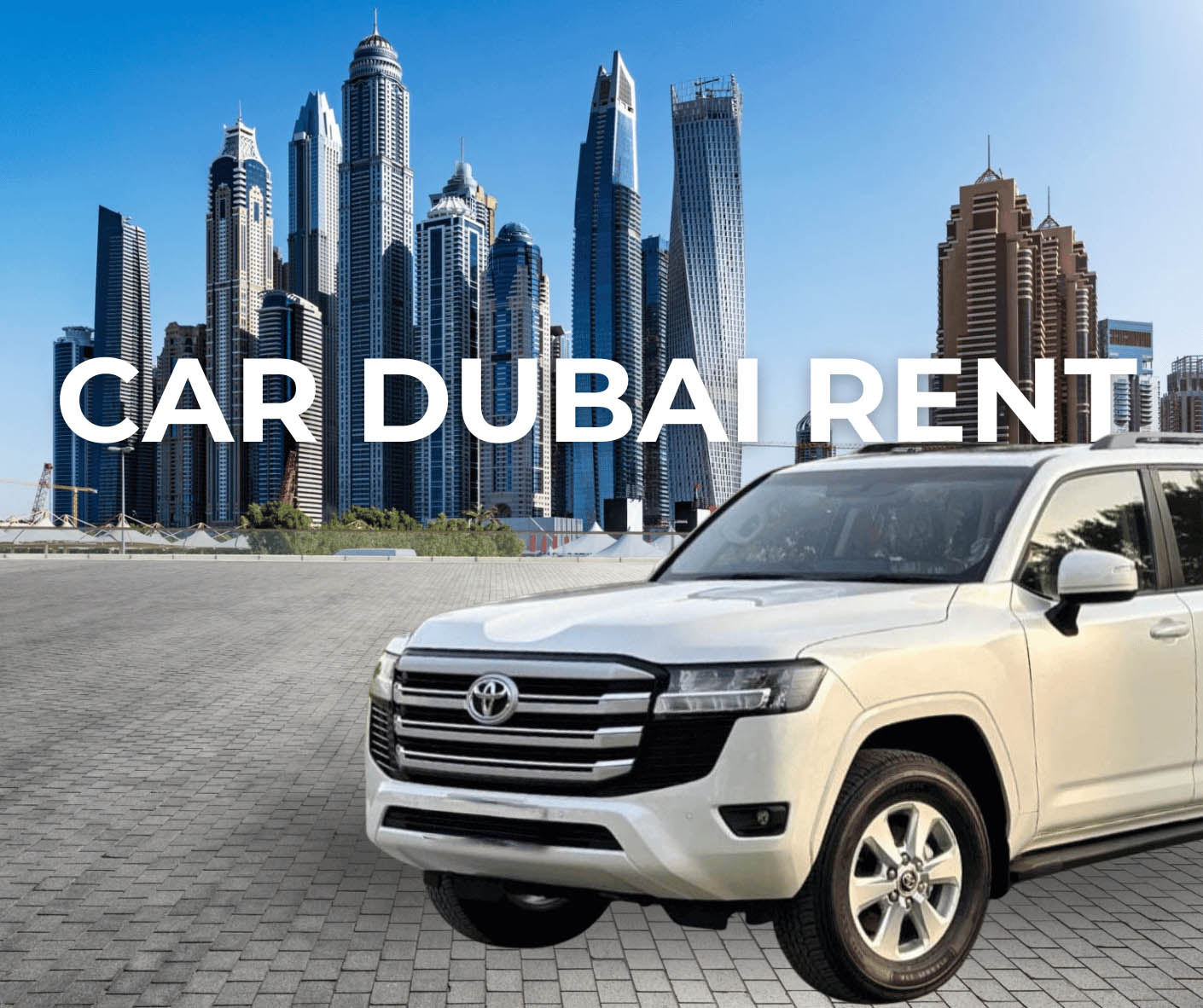 Car Dubai Rent Rental Toyota Land Cruiser 2024