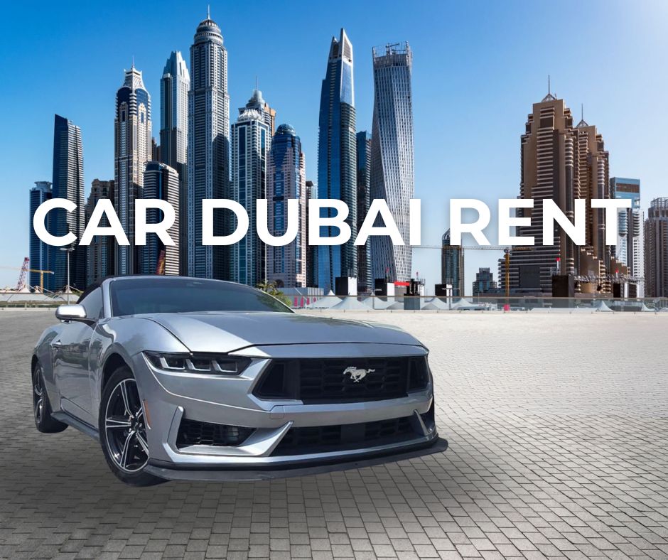 Car Dubai Rent Rental ford Mustang Convertible
